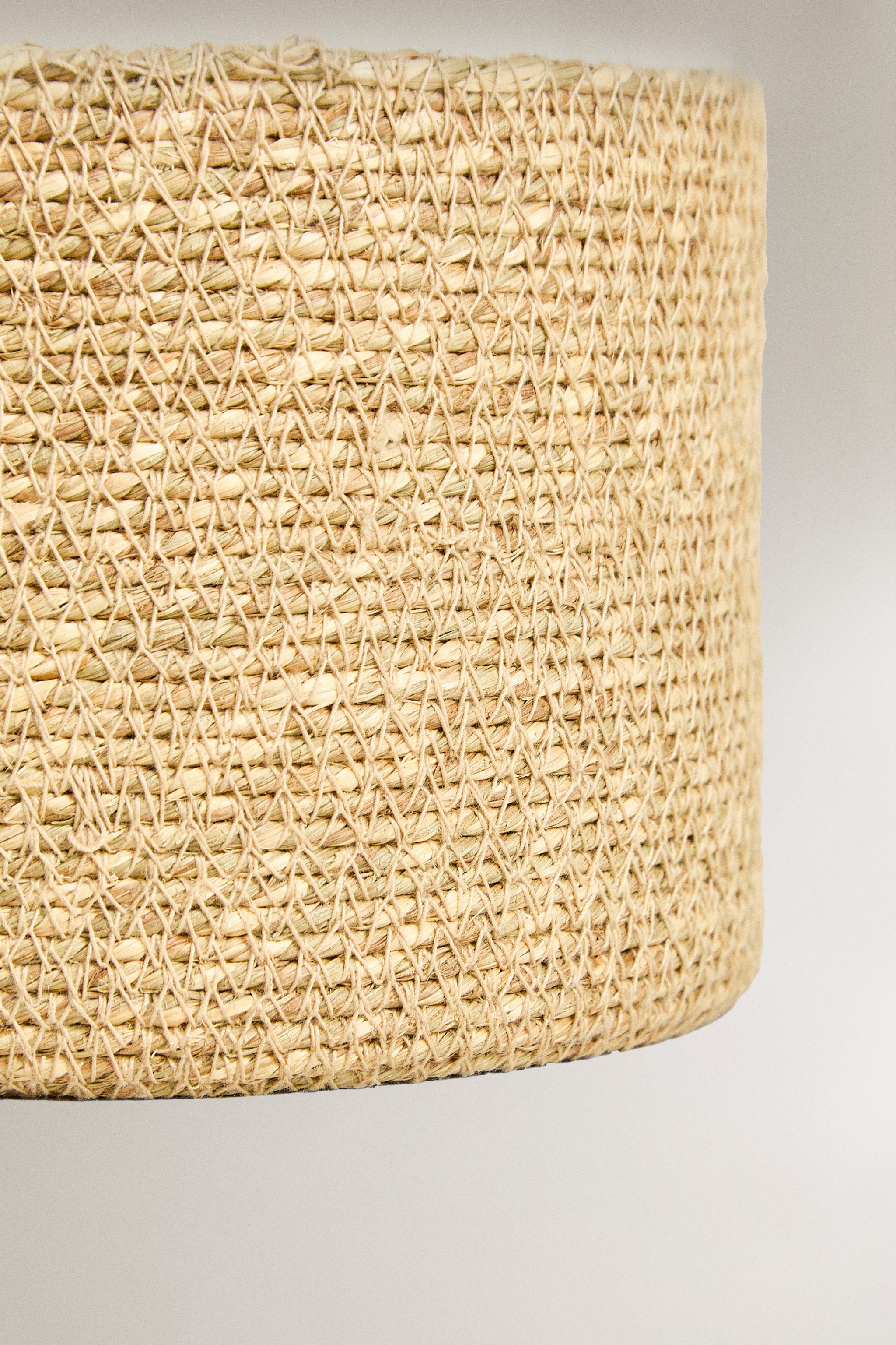 GLASS AND JUTE LANTERN